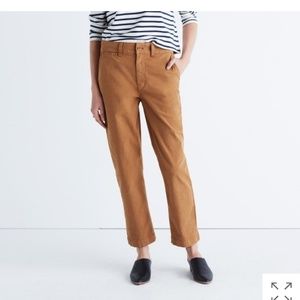 Madewell Cruiser Straight Chino Pants